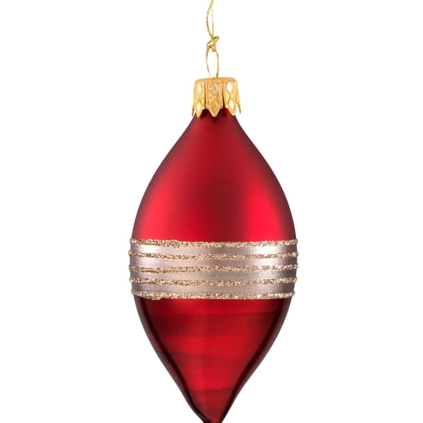 Olive Bordeaux Matt/Lack Mit Glitterband