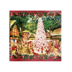 Papierservietten "Weihnachtsdorf"