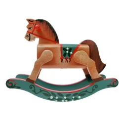 Pferd Fur Rauchermannchen "Sitzender Weihnachtsmann"