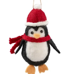 Pinguin Aus Filz Mit Schal Und Mutze