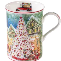 Porzellan-Tasse "40 Jahre Weihnachtsdorf"