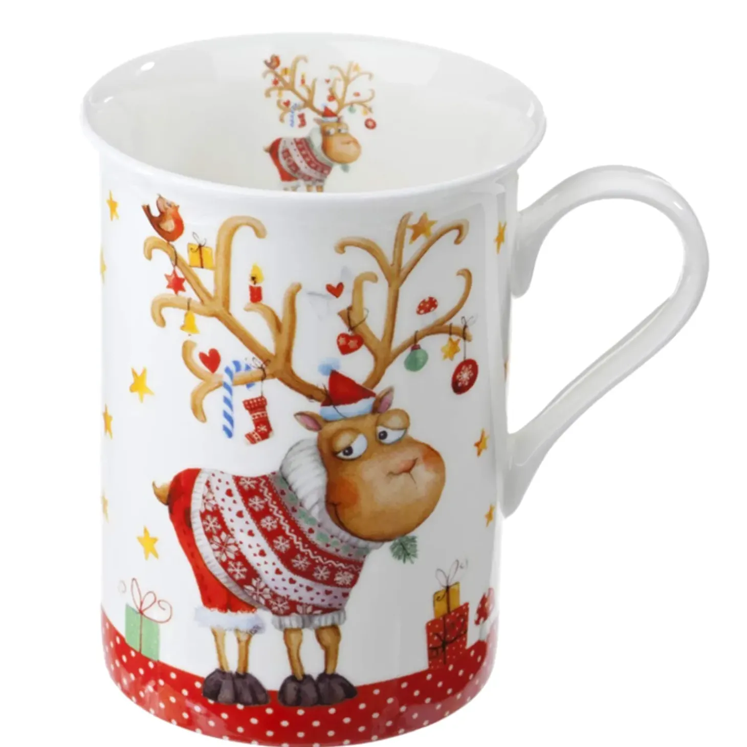 Porzellan-Tasse "Elch"