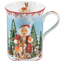 Porzellan-Tasse "Tierweihnacht"