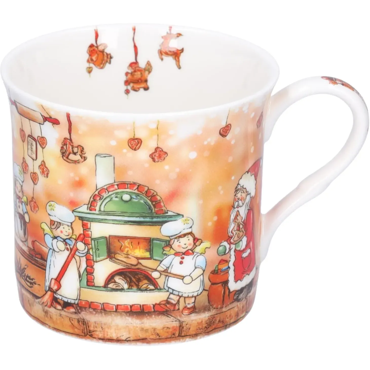 Porzellan-Tasse "Weihnachtsbackerei"