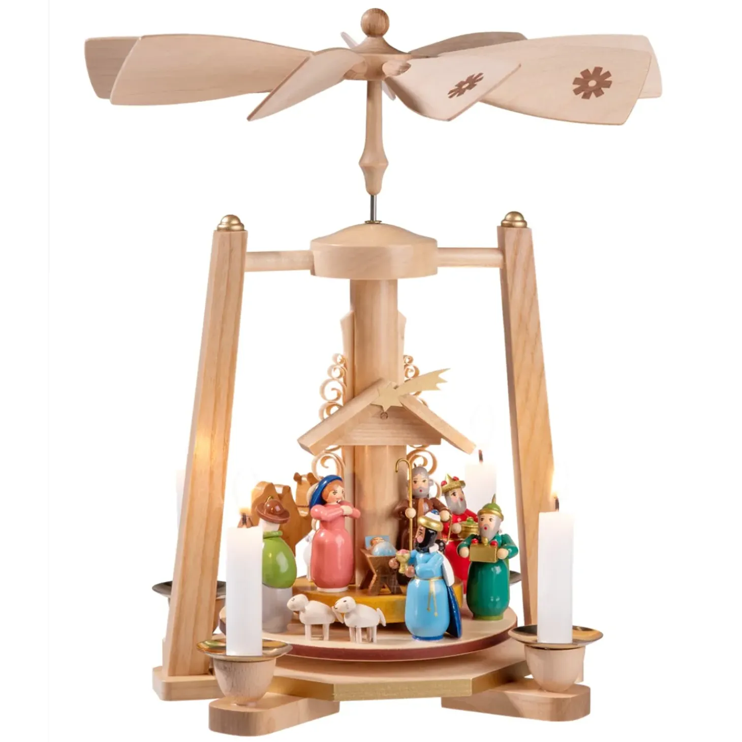 Pyramide "Krippe Mit Hl. Drei Konige"