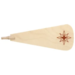 Pyramiden-Flugel Mit Stern L 125 Mm, H 45 Mm