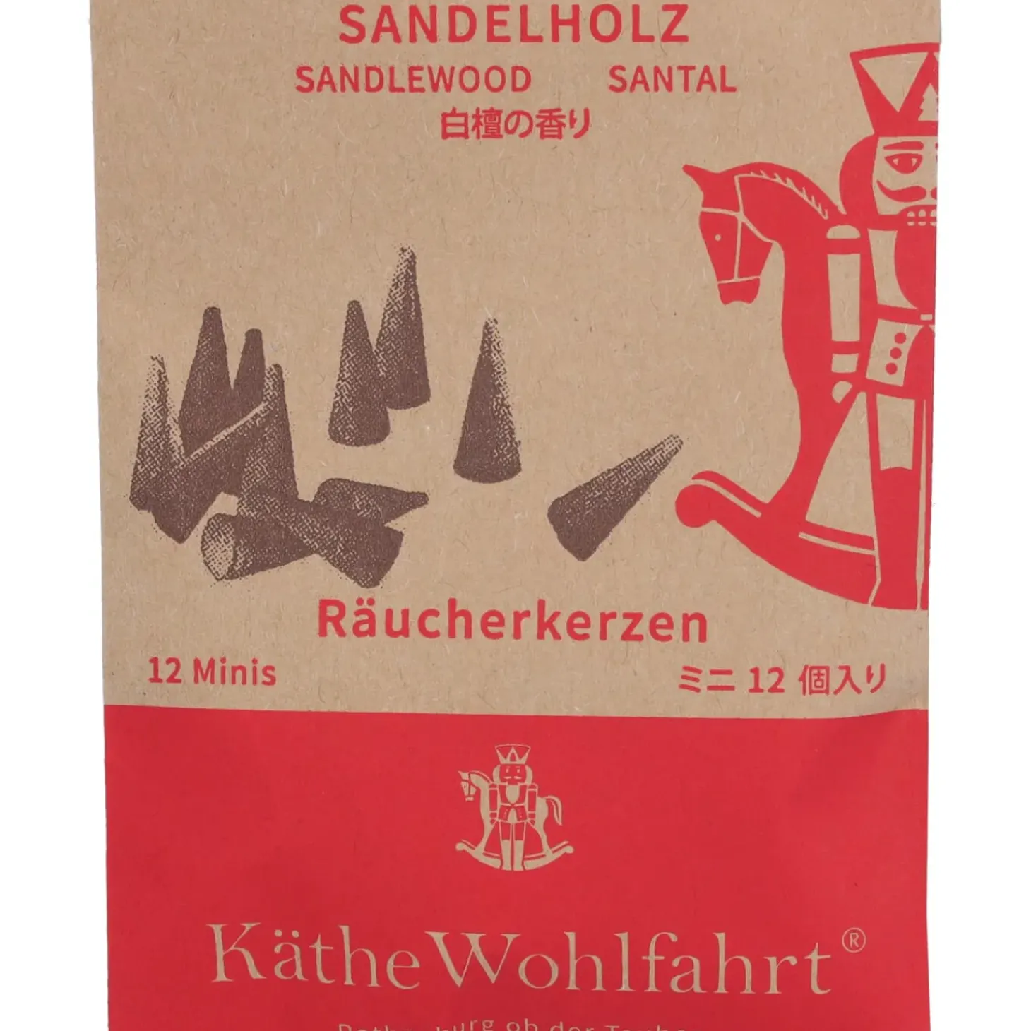 Raucherkerzen Sandelholzduft, Klein