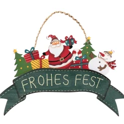 Schild "Frohes Fest"