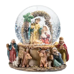 Schneekugel "Krippenszene"