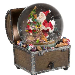 Schneekugel "Weihnachtliche Schatzkiste"