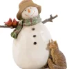 Schneemann Mit Fuchs