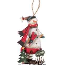 Schneemann Willkommen