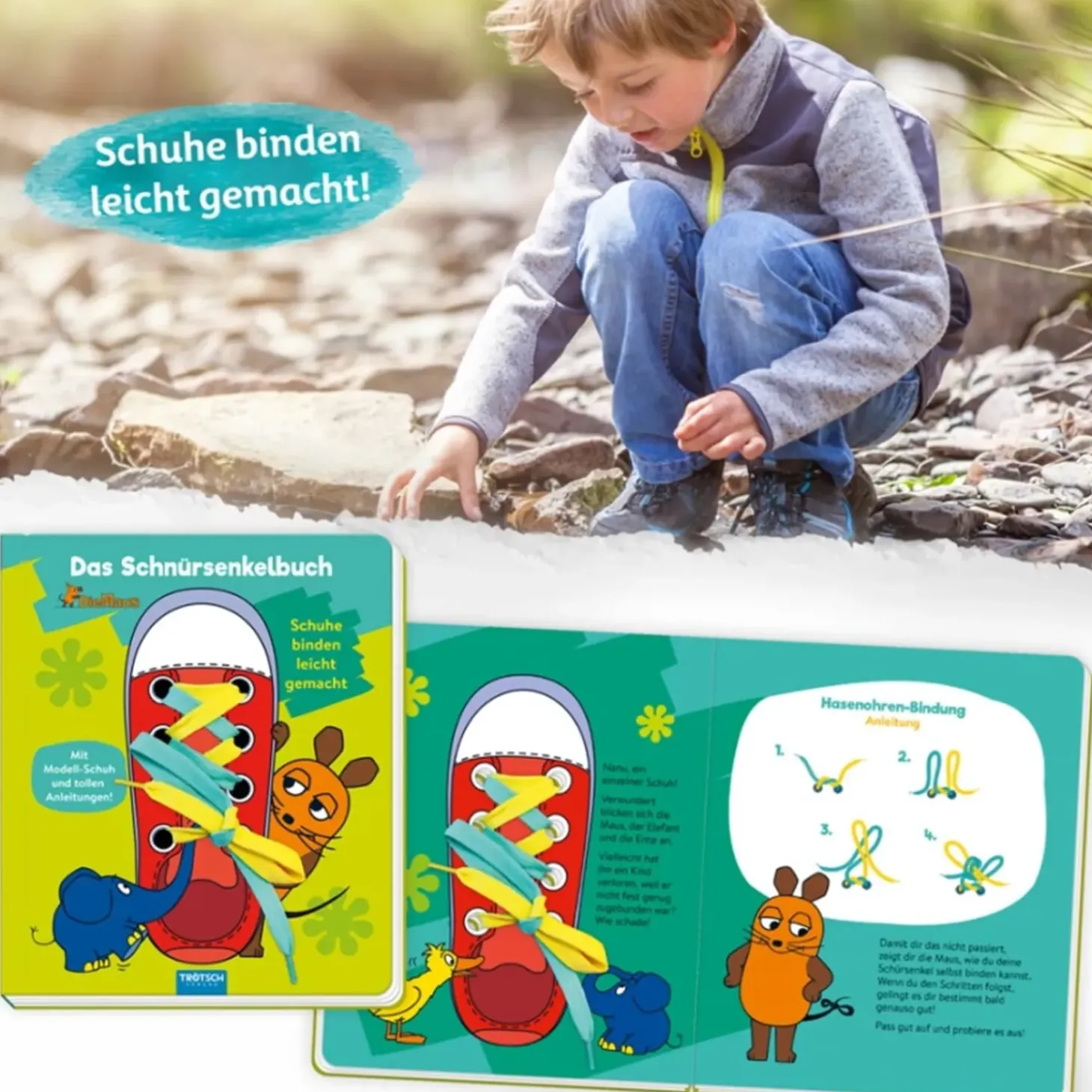 Schnursenkel-Buch "Die Maus"