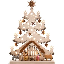 Schwibbögen "Heilige Familie", 230V Mit Usb A-Anschluss