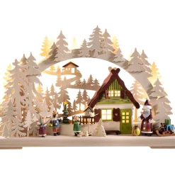 Schwibbögen "Heiliger Abend", 230V Mit Usb A-Anschluss