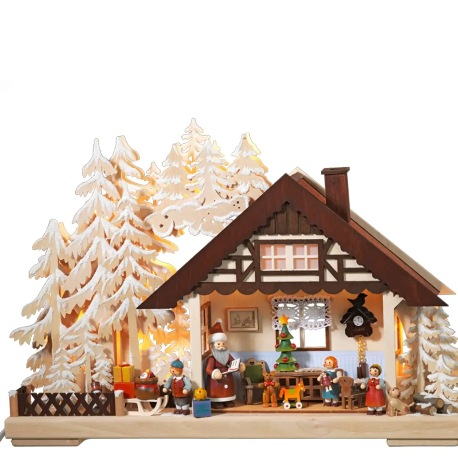 Schwibbögen "Weihnachtstraume Werden Wahr", 230V Mit Usb A-Anschluss