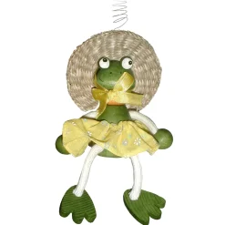 Schwingfigur "Frosch Mit Kleidchen"
