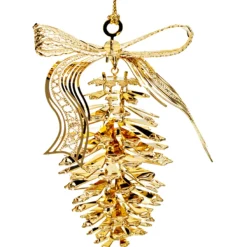 Tannenzapfen, Vergoldet