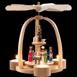 Teelicht-Pyramide Christi Geburt