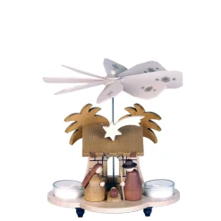 Teelicht-Pyramide "Heilige Familie"