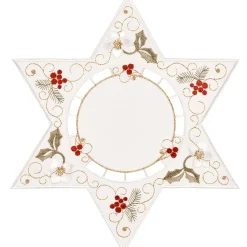 Tischdecke "Christrose Weis", 25Cm