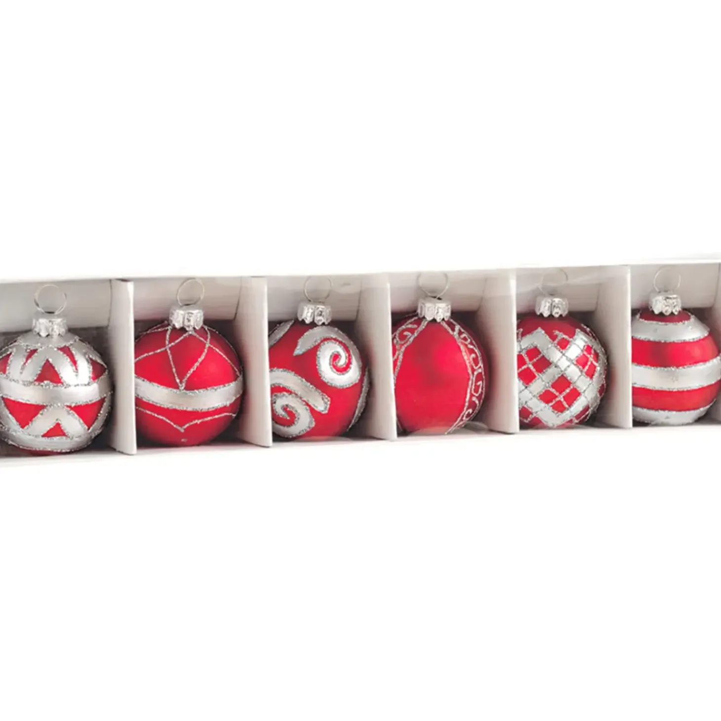 Tischkartenhalter (Rot/Silber)