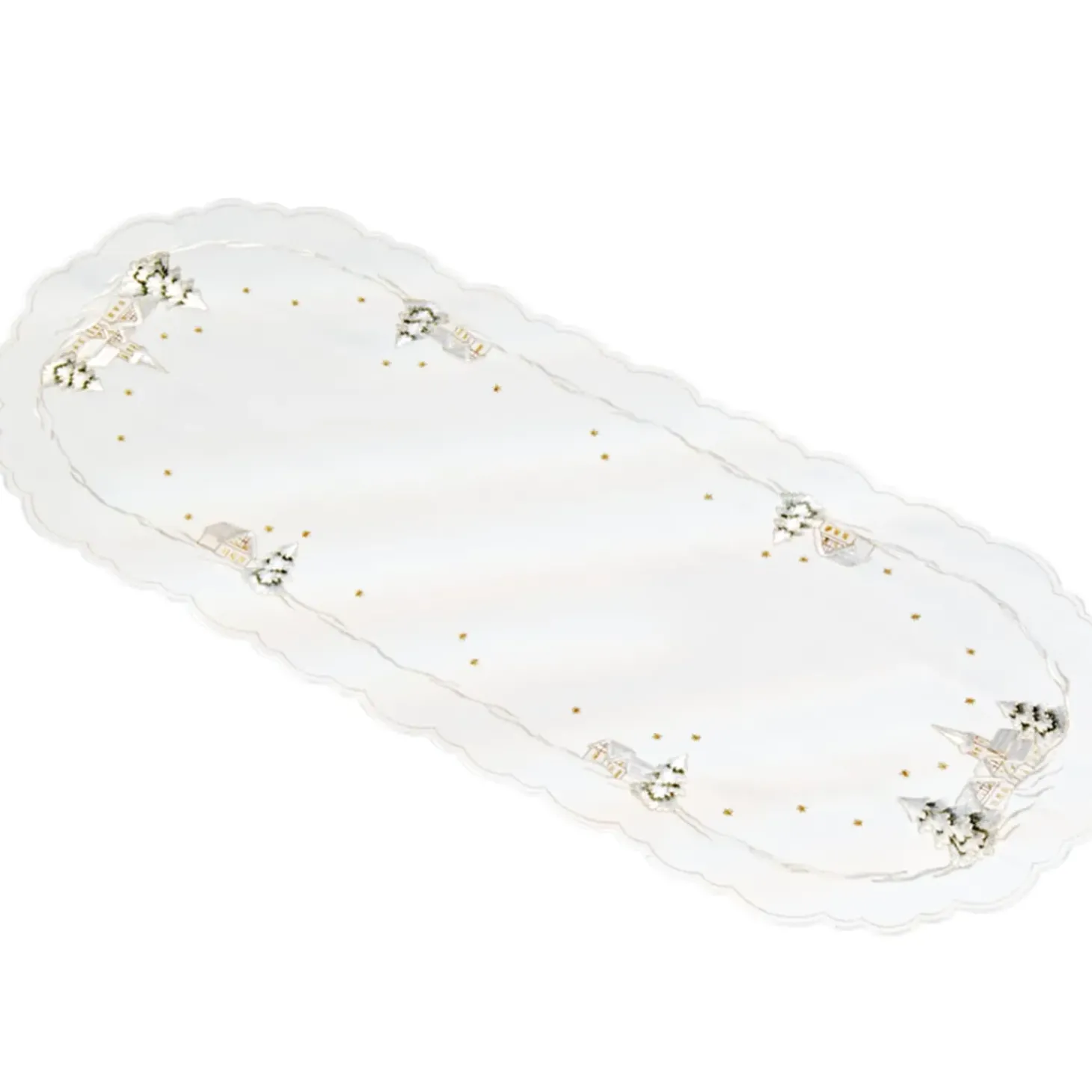 Tischlaufer "Winterdorf" 36X88 Cm