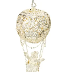 Weihnachtsmann Im Ballon, Versilbert