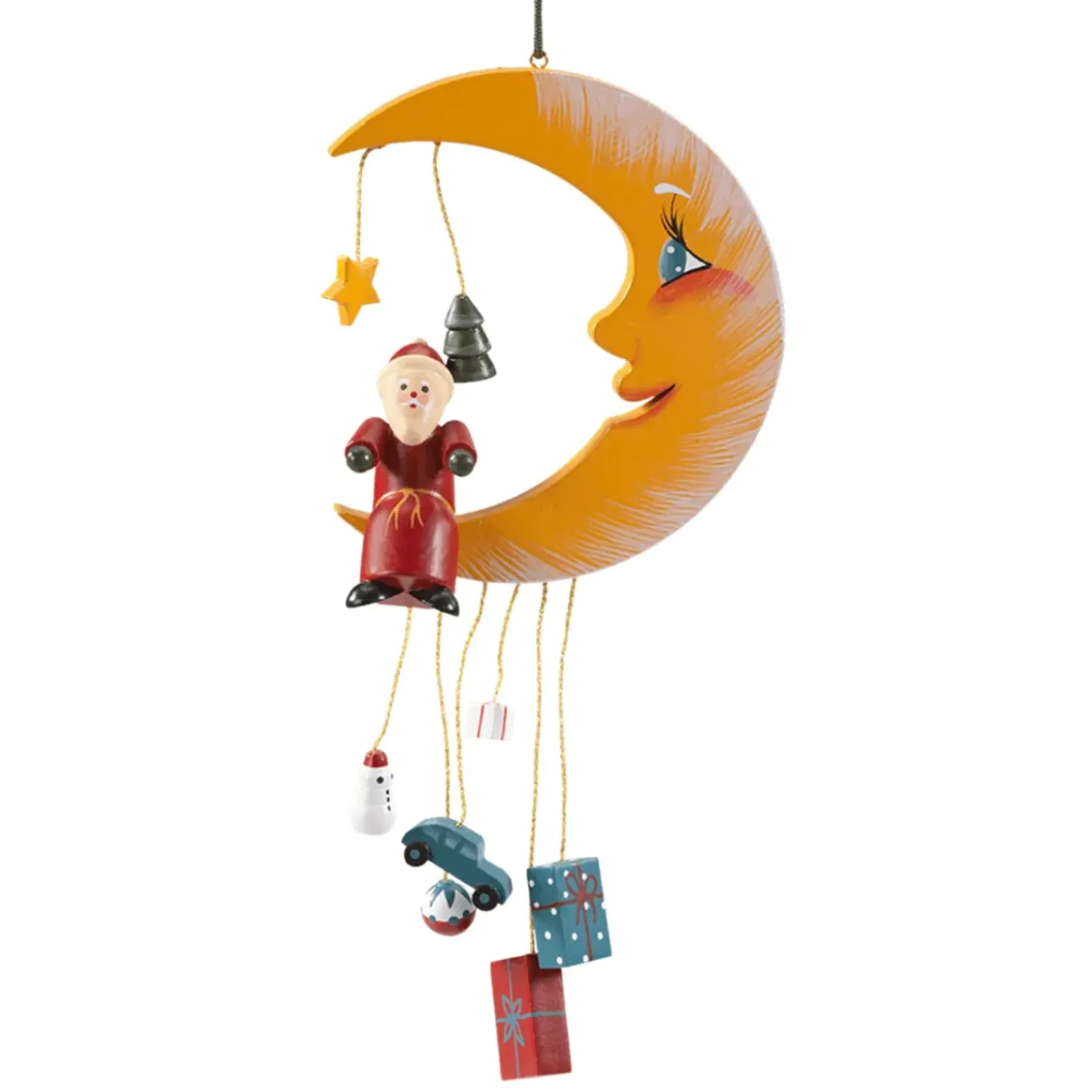 Weihnachtsmann Im Mond