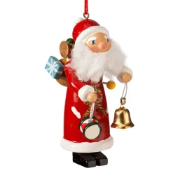 Weihnachtsmann Mit Glocke Und Trommel