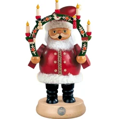 Weihnachtsmann Mit Kerzenbogen, Rauchermannchen