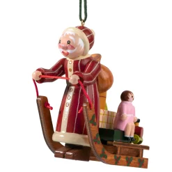 Weihnachtsmann Mit Schlitten