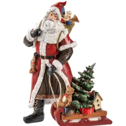 Weihnachtsmann Mit Schlitten