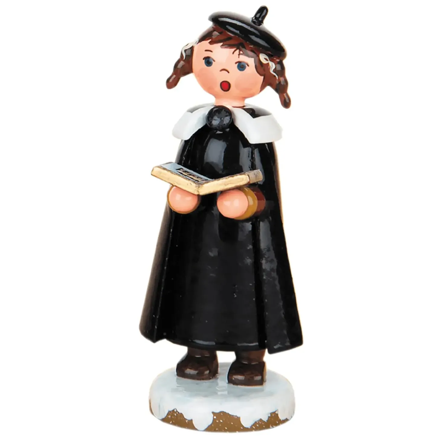 Winterkinder Kurrendenmadchen Mit Zopfen Und Buch