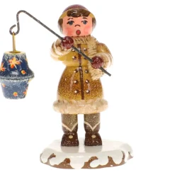 Winterkinder Madchen Mit Sternhimmellampion