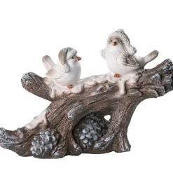 Zwei Vogelchen Auf Winterast