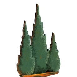 Zypressen Auf Einem Sockel